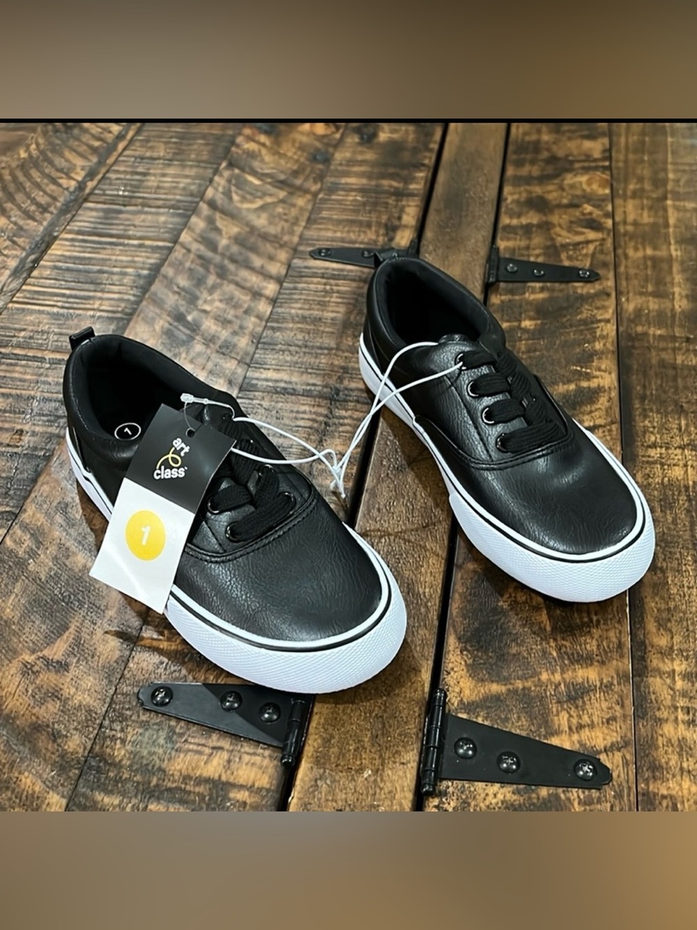 Art Class Black slip on sneakers size one